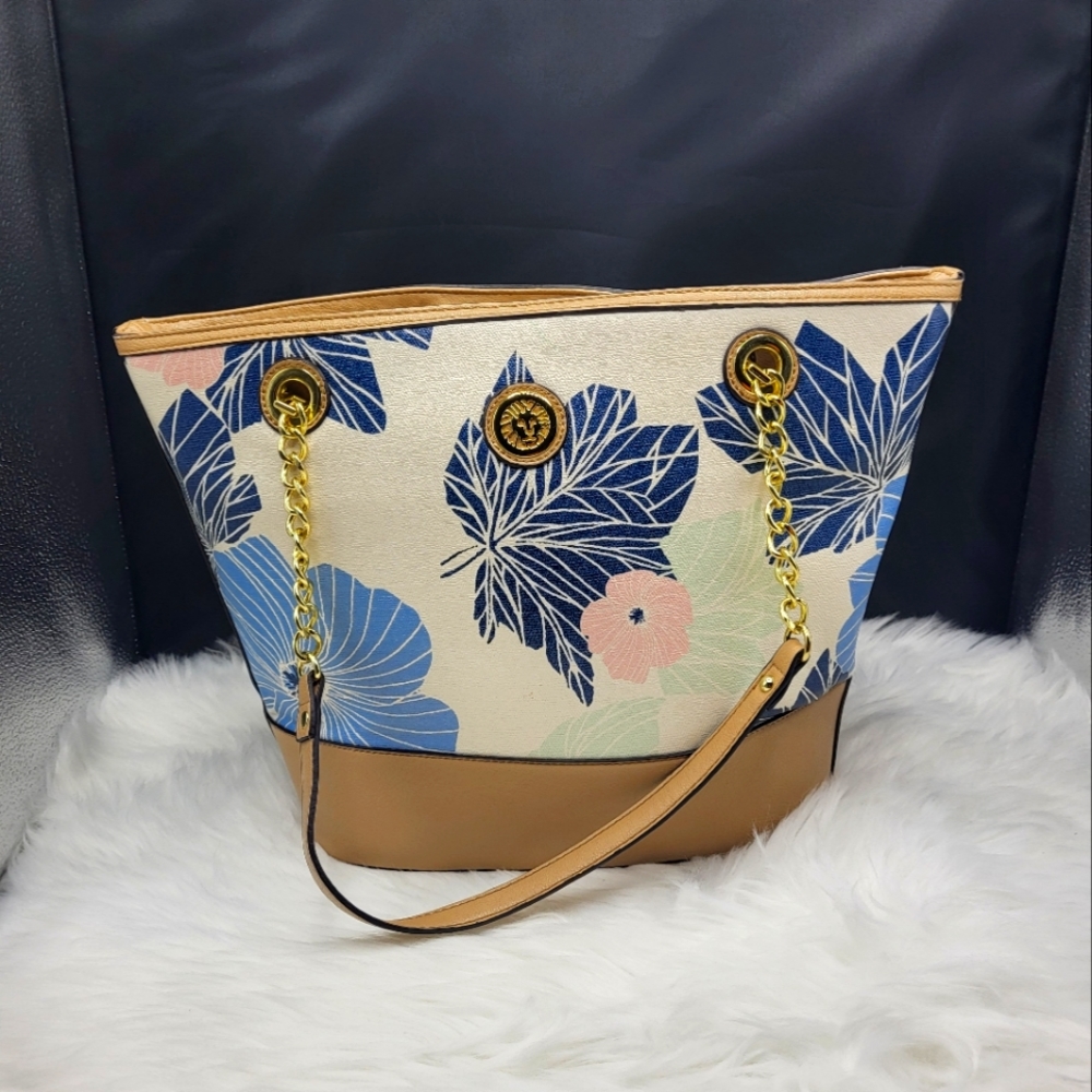 Anne Klein floral tote bag